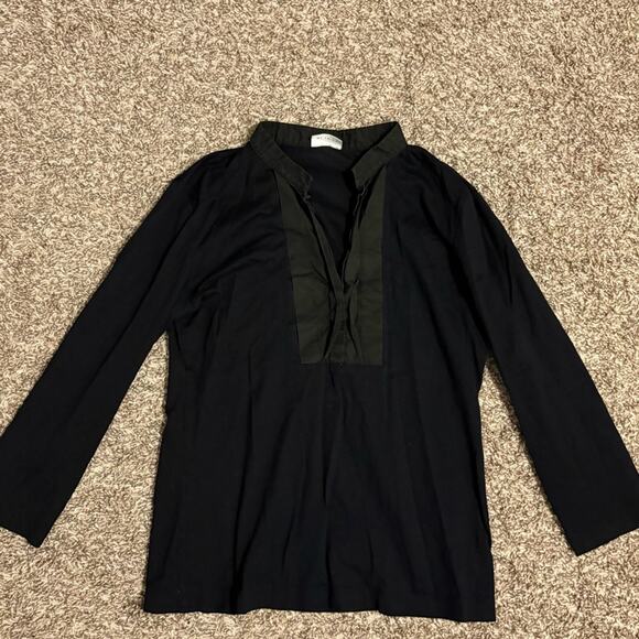 Akris Punto Black 3/4 sleeve top - Picture 1 of 7